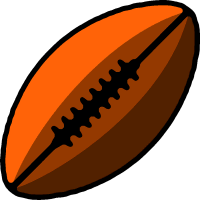 Free Football Clipart Graphics  Player Ball And Helmet Pictures