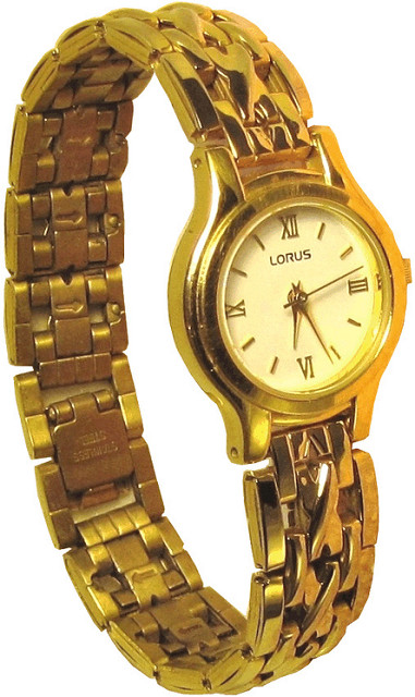 Gold Wrist Watch Clip Art Lge 12cm   This Clipart Style Imag    