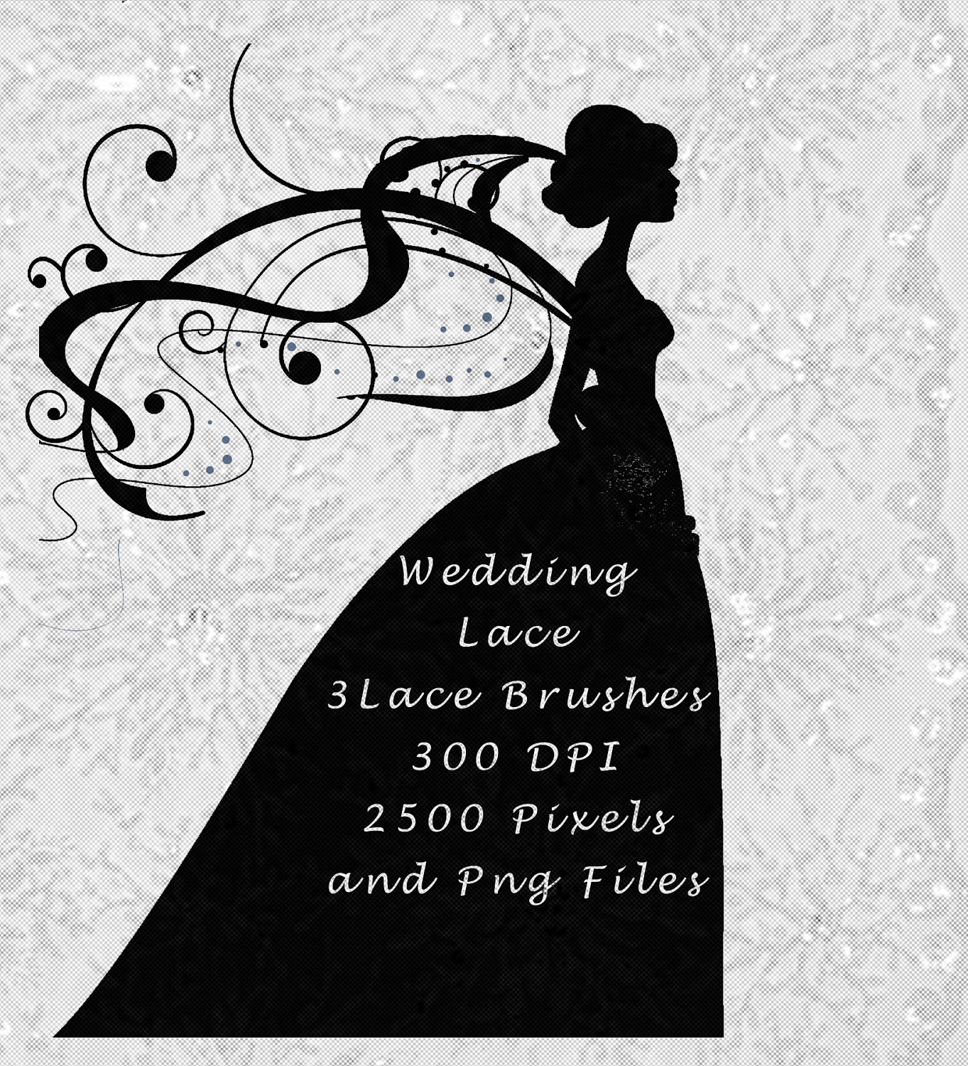 Items Similar To Wedding Clip Art Lace Backgrounds Photoshop Brushes    