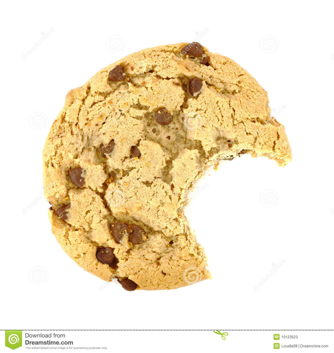 More Similar Stock Images Of   Single Cookie Bite