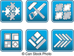 Mosaic From Materials Tools   Mosaic From Different Kinds Of   