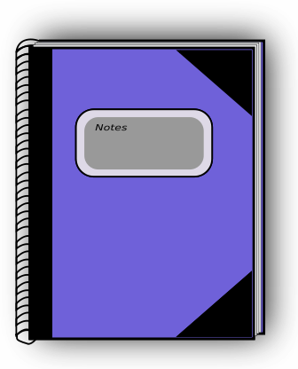 Notebook Blue   Http   Www Wpclipart Com Education Supplies Notebook