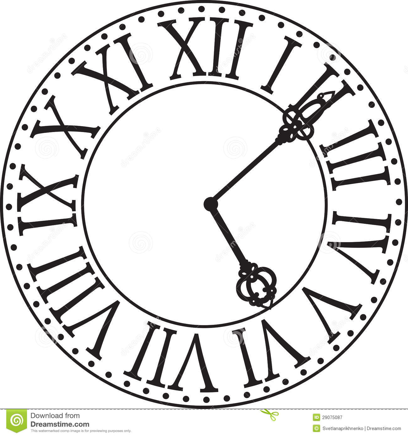 Royalty Free Stock Photography  Clock Face