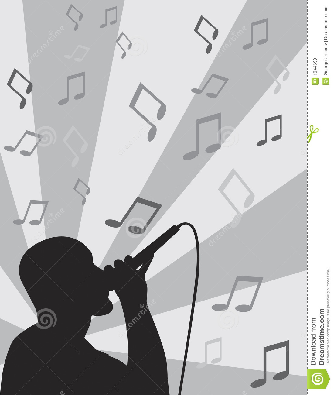 Solo Singer Royalty Free Stock Images   Image  1344699