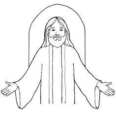 Free Lds Clipart To Color For Primary Children   This Black And White