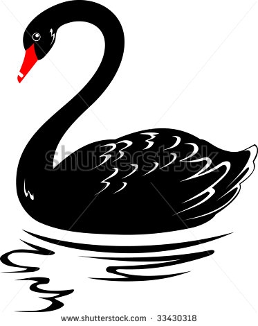 Illustration Of A Black Swan
