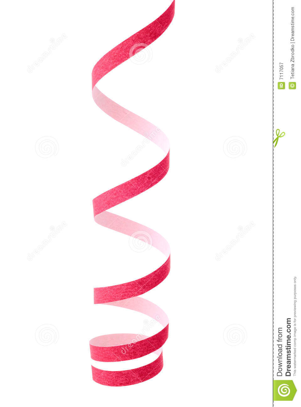 Red Streamer Royalty Free Stock Photography   Image  7117057