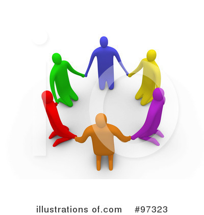 Royalty Free  Rf  Support Group Clipart Illustration By 3pod   Stock