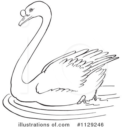 Swan Clipart  1129246   Illustration By Picsburg
