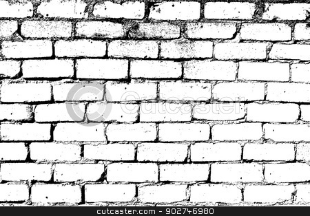 White Brick Wall Stock Vector Clipart Brick Wall Overlay Texture