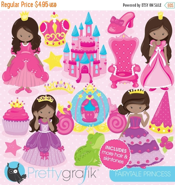80  Off Sale Fairytale Princess Clipart For Scrapbooking Commercial