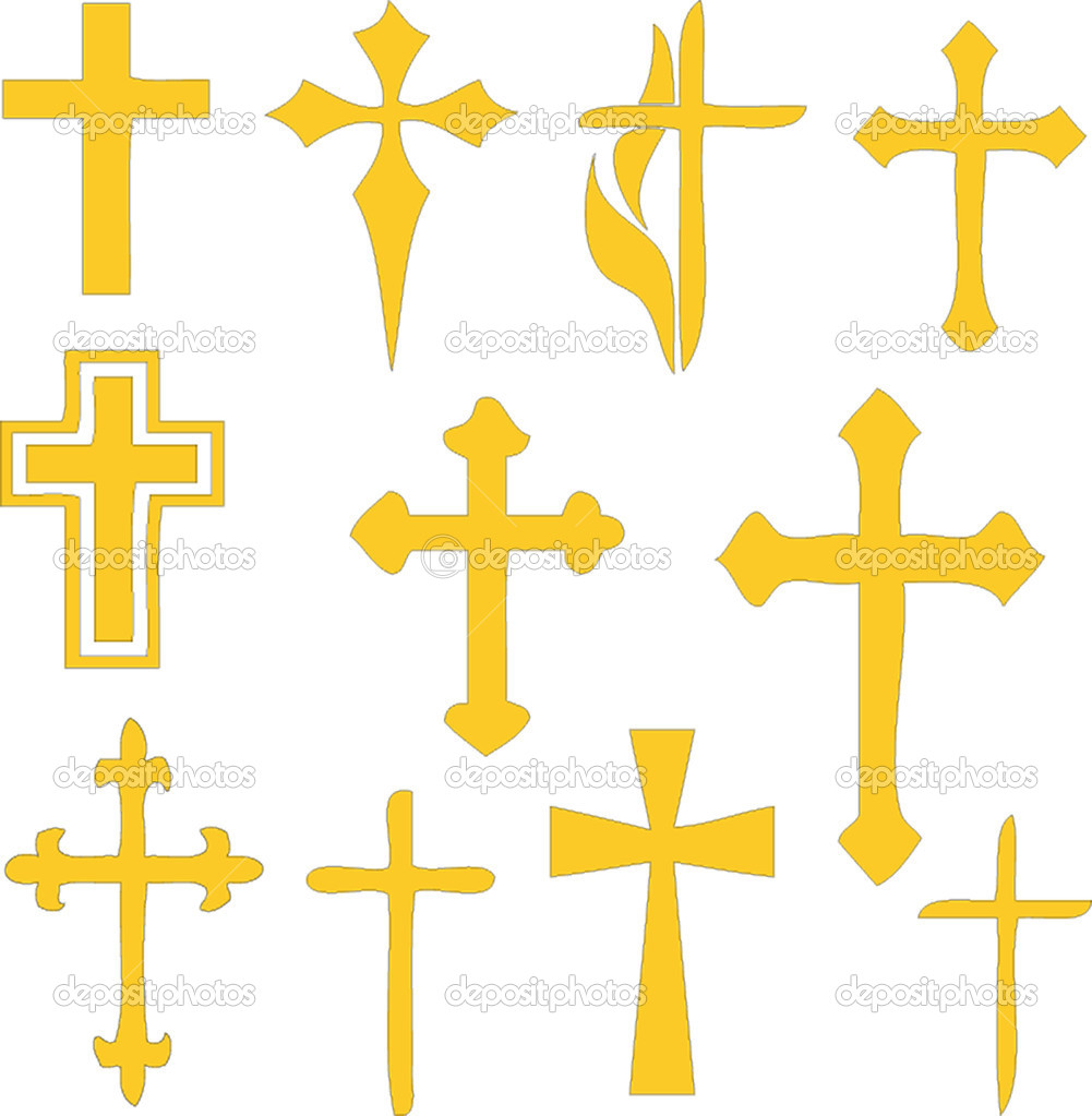 Christian Crosses Collection   Stock Vector   Vule46  5363420