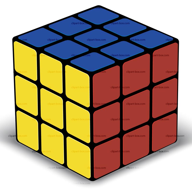 Clipart Rubik S Cube   Royalty Free Vector Design