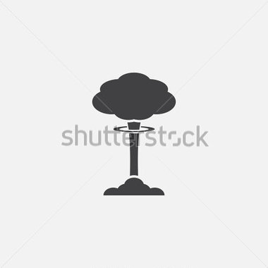     Cloud Nuclear Explosion Silhouette Stock Vector   Clipart Me