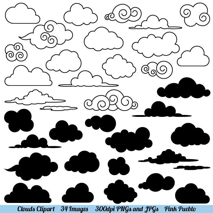 Cloud Silhouette Clipart