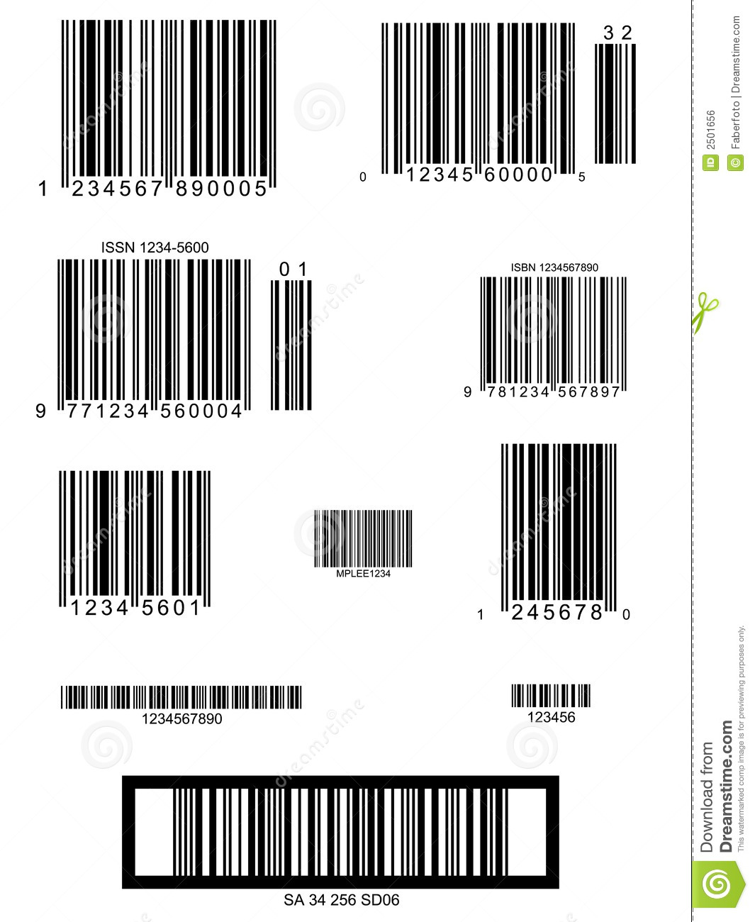 Easy Barcode Collection   Layout Presentation Utility   Vector 
