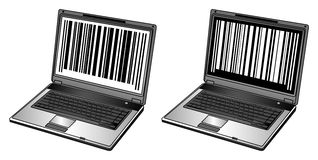Laptop Barcode Stock Photos   Image  4061473