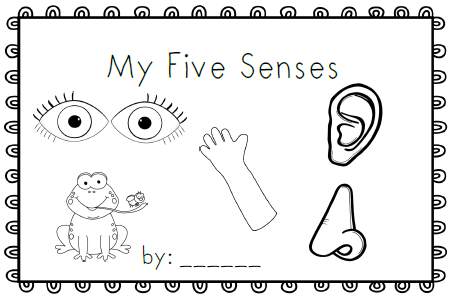 My Five Senses  Emergent Reader