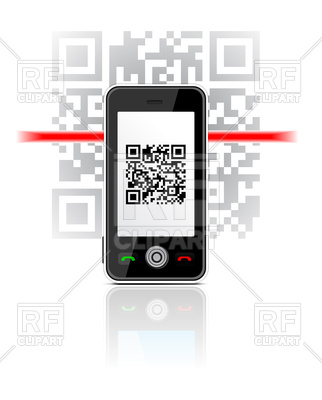     Phone Scan Qr Code 74237 Download Royalty Free Vector Clipart  Eps