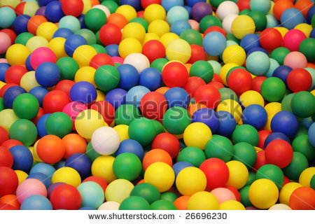 Playground Ball Clipart Colorful Plastic Balls On