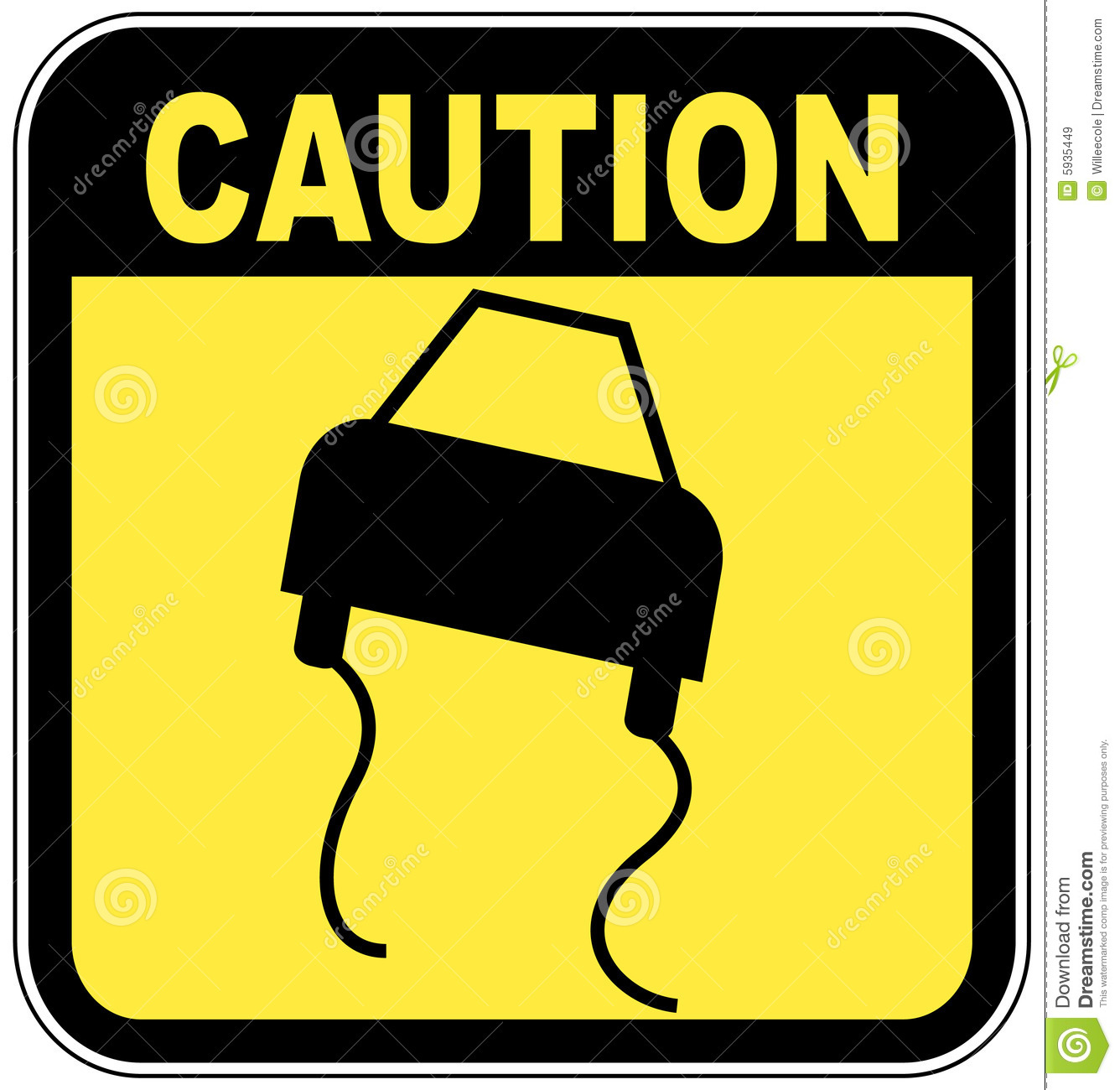 Road Slippery Sign Royalty Free Stock Images   Image  5935449