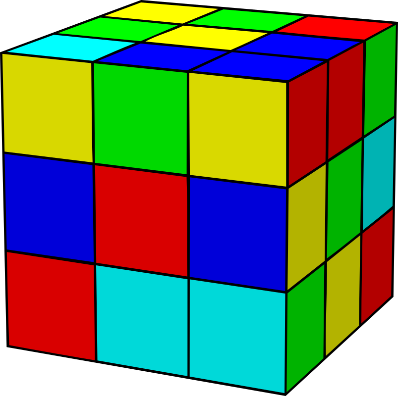 Rubik S Cube By Volodymyr Lomako   Very Simple Drawing Of Famous