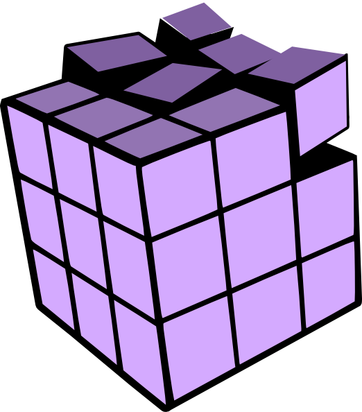 Rubiks Cube 3d Clip Art At Clker Com   Vector Clip Art Online Royalty