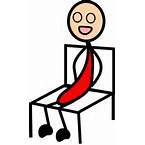Sitting With Quiet Hands Clipart