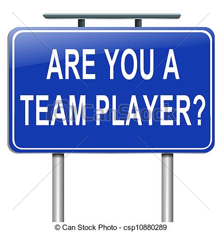 Team Member Clipart Team Player Concept