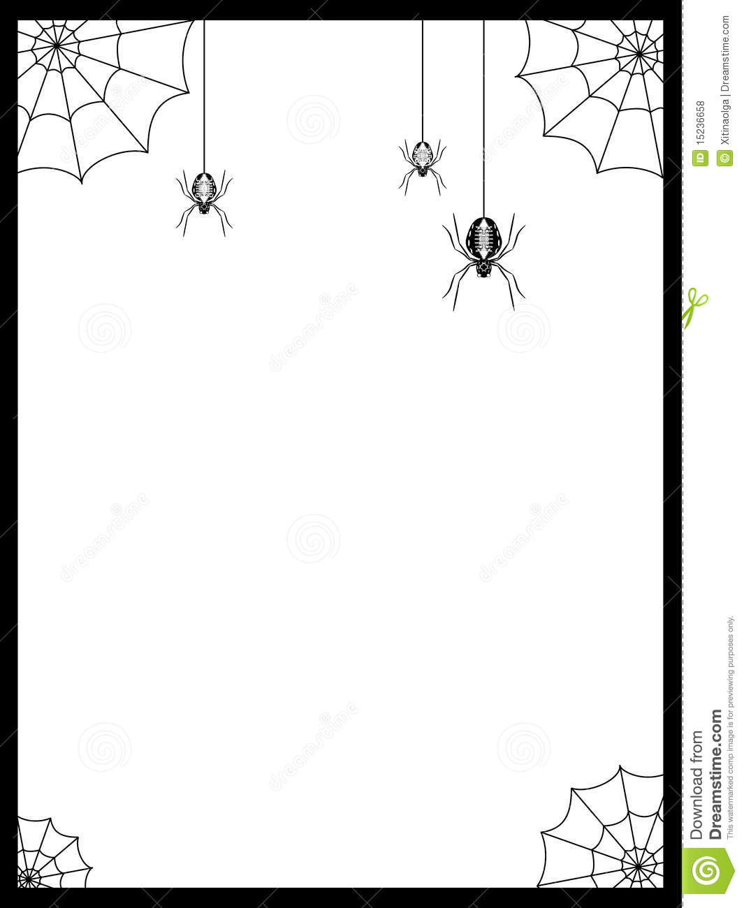     With Three Spiders And Web Royalty Free Stock Photos   Image  15236658