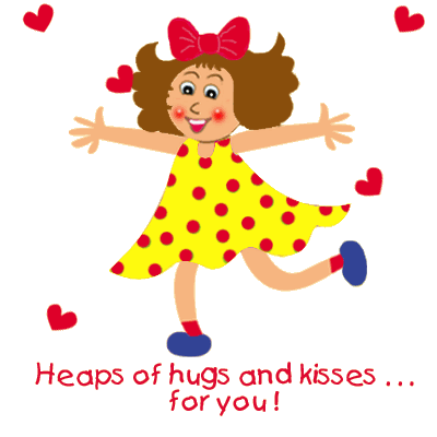 Animated Kisses Clipart Animated Hugs And Kisses