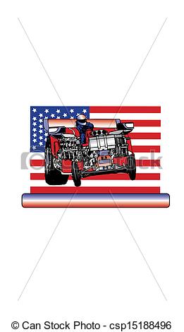 Eps Vectors Of Tractor Pull Vector   Pulling Tractor Horsepower