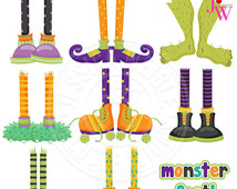     Feet Graphics   Monster Clipart   Rollerskates   Green Monster Feet
