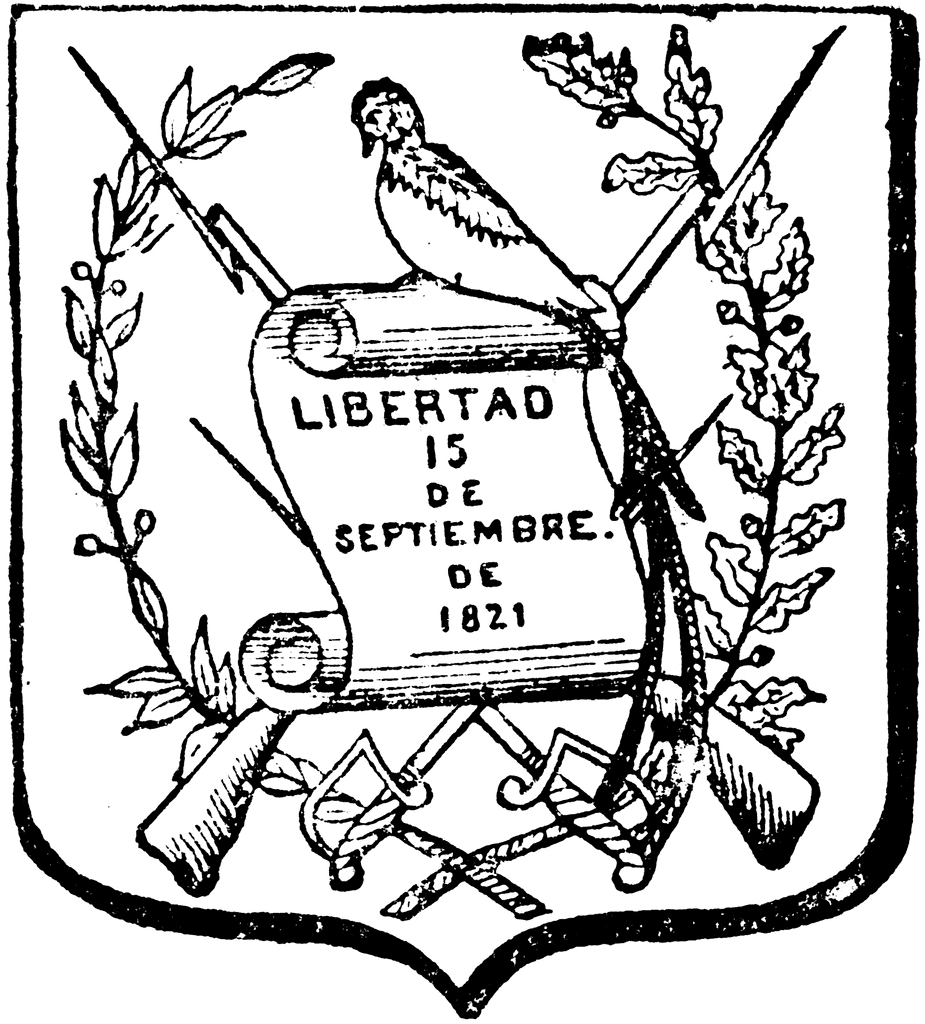 Guatemalan Coat Of Arms   Clipart Etc