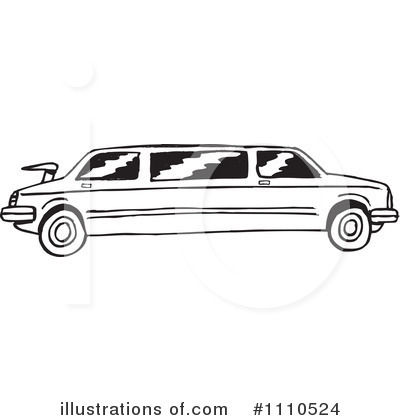 Limousine Car Clipart Royalty Free  Rf  Limo Clipart