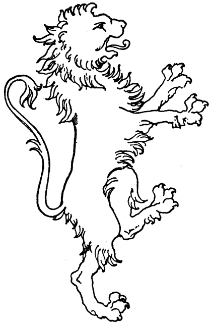 Lion Coat Of Arms   Clipart Etc