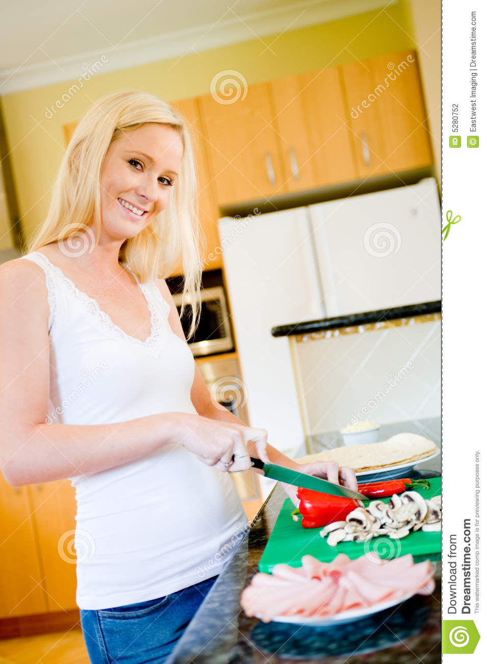 Making Pizza Stock Photography   Image  5280752