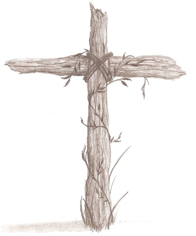 Old Rugged Cross Drawings For Pinterest