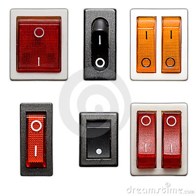 Power Switch Royalty Free Stock Photography   Image  12892237