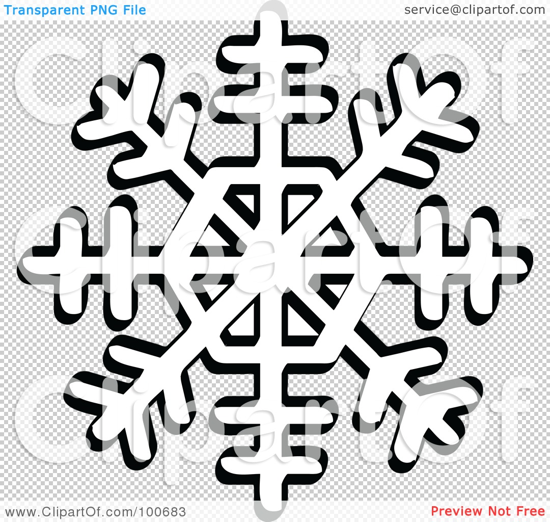 Royalty Free  Rf  Clipart Illustration Of A Black And White Winter