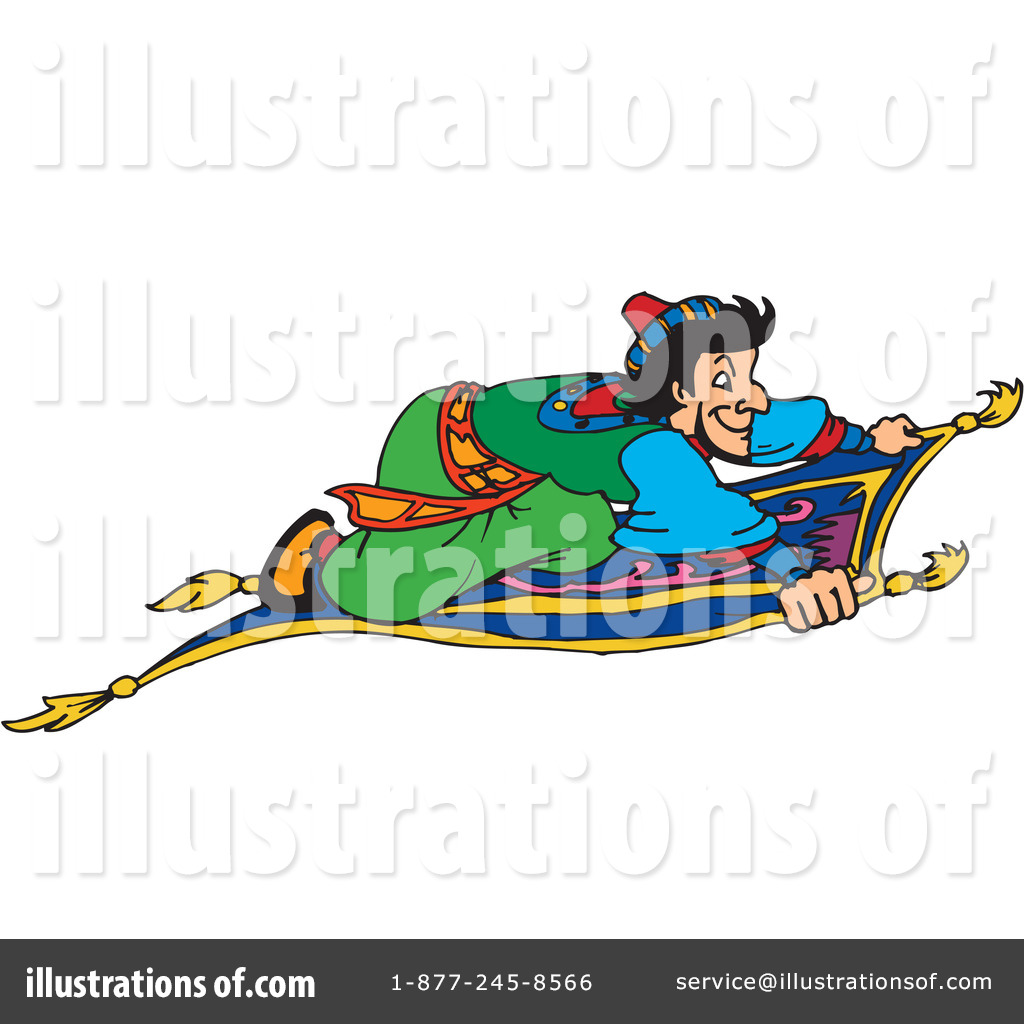 Royalty Free  Rf  Magic Carpet Clipart Illustration By Dennis Holmes