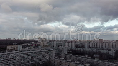 Time Lapse Of City And Stormy Clouds  Stock Footage   Video  63478156