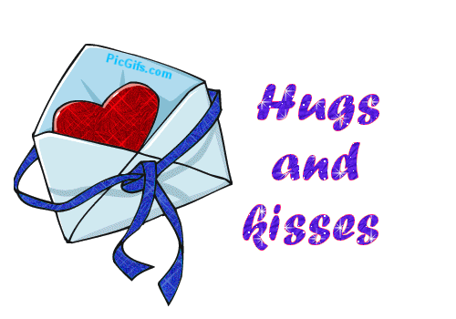 Animated Hugs And Kisses Clip Art