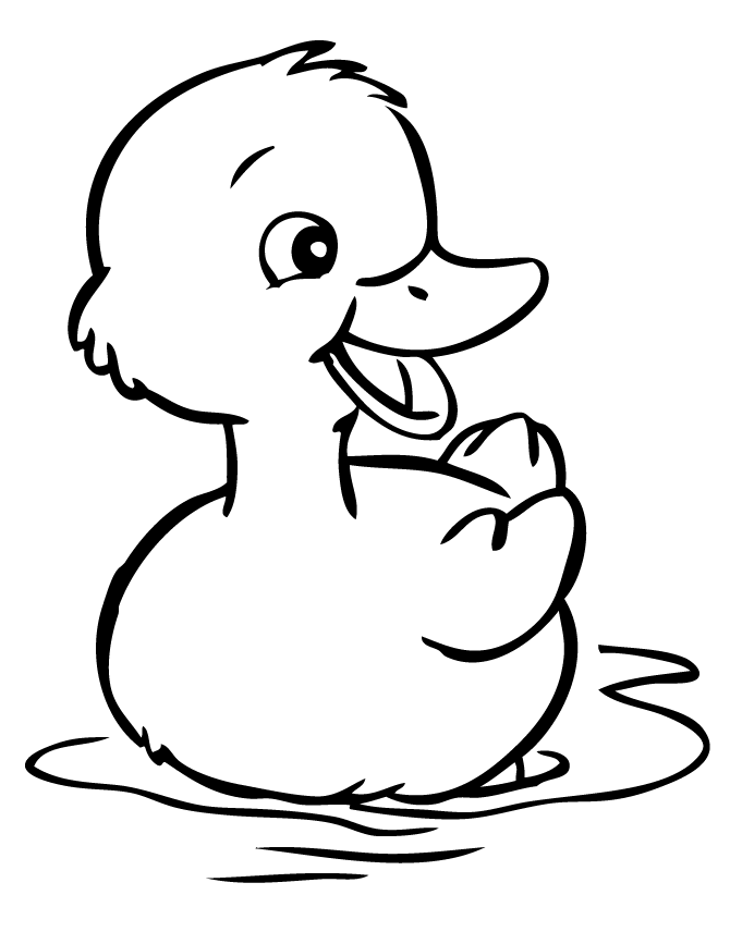 Baby Duck Coloring Pages Duck Coloring Pages   Inspire Kids