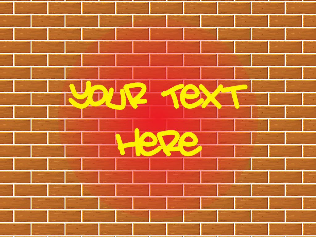 Brick Red Background Wall