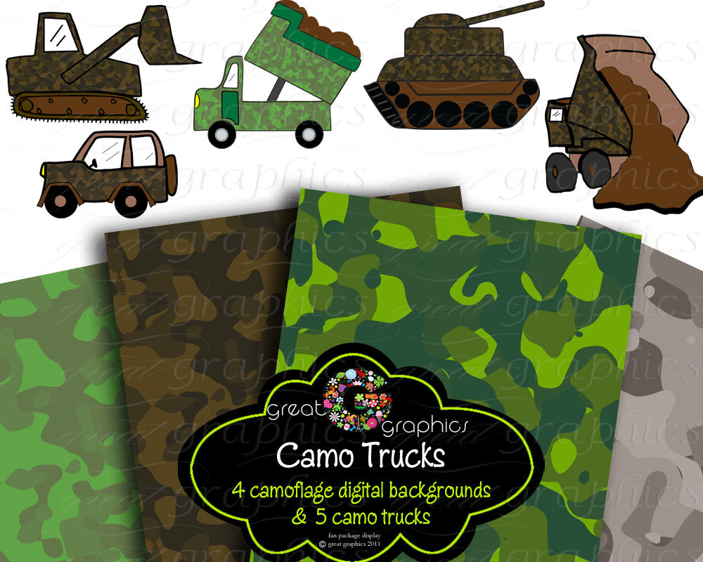 Camouflage Background Clipart