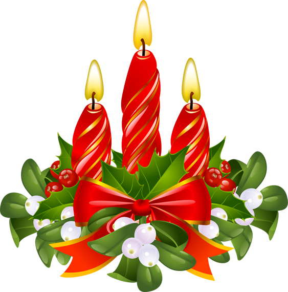 Christmas Candle Clipart   Clipart Panda   Free Clipart Images