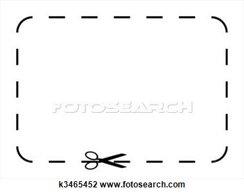 Clip Art   Blank Coupon Or Voucher  Fotosearch   Search Clipart