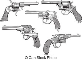 Colt Revolver Vector Clipart Royalty Free  152 Colt Revolver Clip Art    