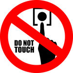 Do Not Touch Clipart   Cliparthut   Free Clipart